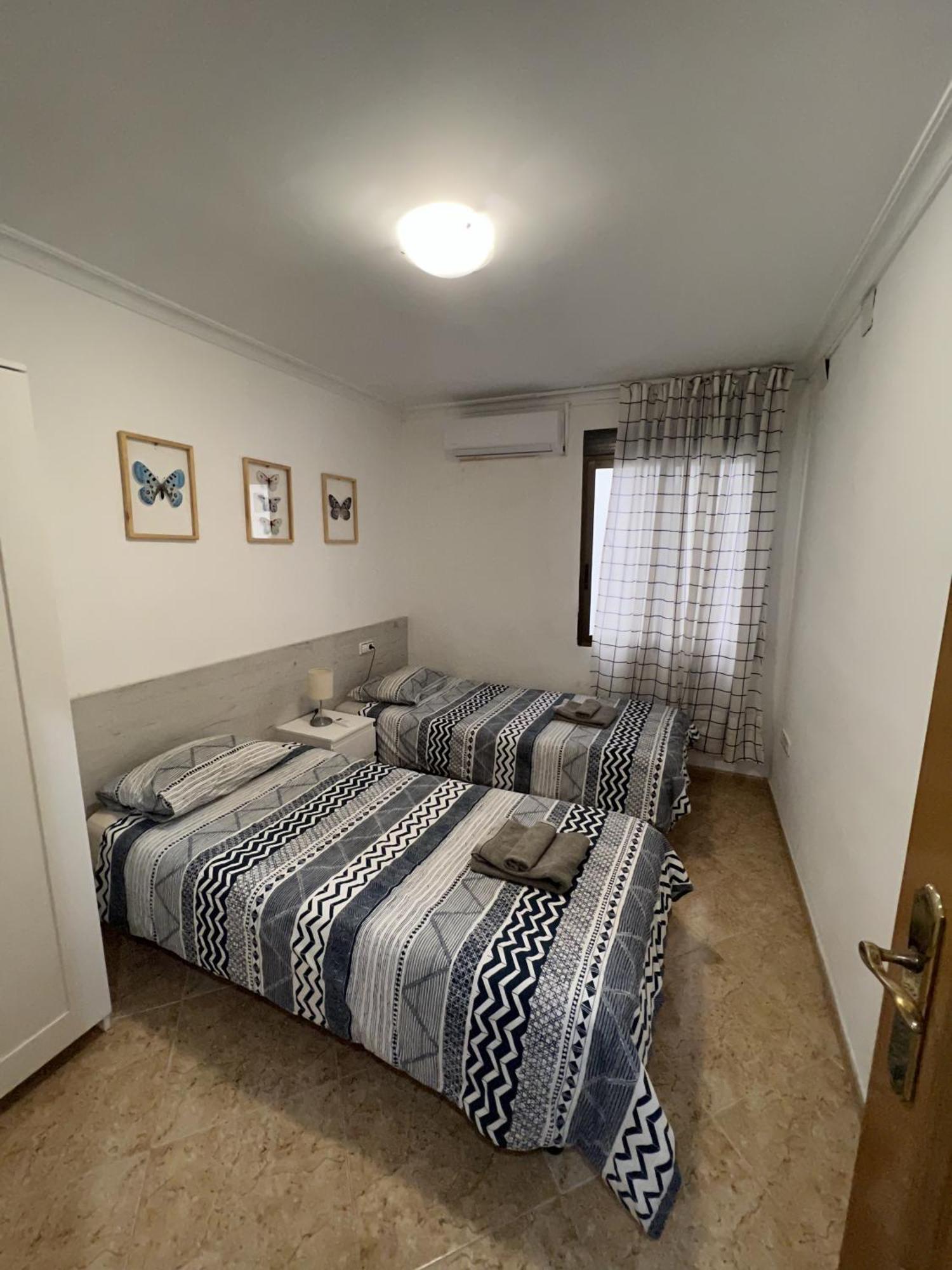 Moderno Y Acogedor Apartamento Para 6 Personas Valencia Exterior foto