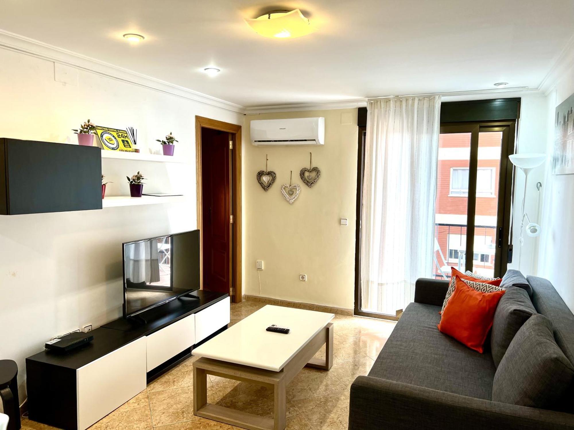 Moderno Y Acogedor Apartamento Para 6 Personas Valencia Exterior foto